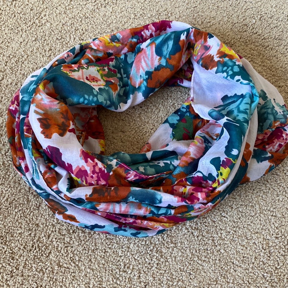 Floral Infinity Scarf